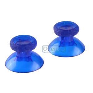 1 Par de Repuestos Pulgares Azul Transparente Para Mando Xbox One - Imagen 1 de 4