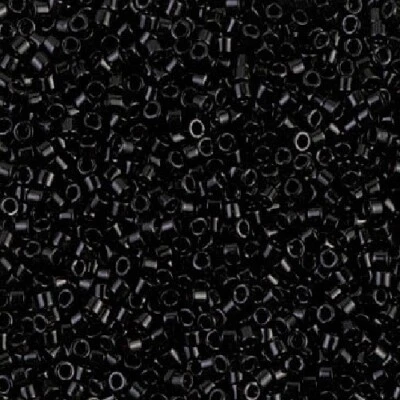 Miyuki Delica DB0010/DB010/DB10 11/0 negro opaco 7,2 gramos Foto 1 de 2