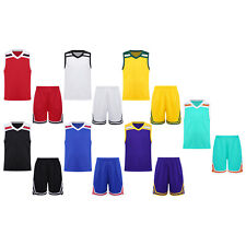 Kids Boys Suit Basketball Uniform Sportswear Outfit Set Costume Competition