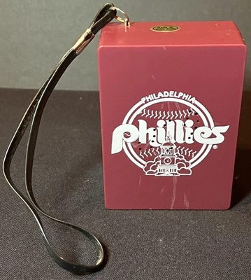 Radio AM de colección 1987 MLB Philadelphia Phillies con publicidad "Leche" Foto 1 de 4