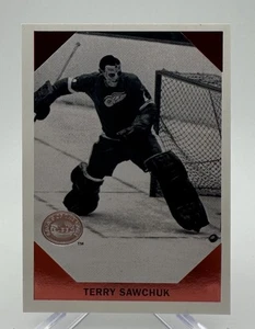 2001-02 Fleer Greats of the Game Retro Collection Terry Sawchuk #11 Red Wings - Picture 1 of 2