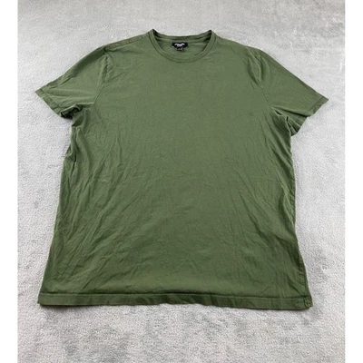 EXPRESS Men Olive Green Pima Cotton Crew Neck T Shirt Size XL - Image 1 of 4
