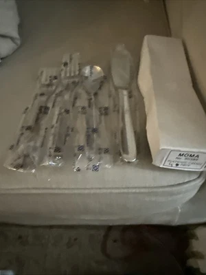 Juego de 4 piezas de tenedor de cena cuchillo de cubiertos Sori Yanagi Foto 1 de 4