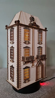 Casa de Muñecas, Kit Miniatura "La Grande Maison" Kit Hágalo Usted Mismo con Frente Abierto Escala 1:48 - Imagen 1 de 4