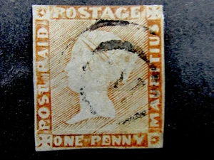 nystamps British Mauritius Stamp # 5 Used $7250  N21y1104 - Picture 1 of 2