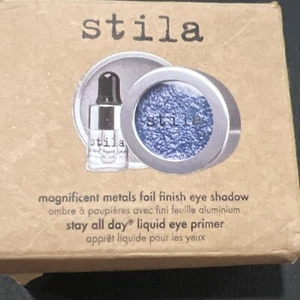 Stila Magnificent Metals Foil Finish Eye shadow Cobalt No Primer NIB - Picture 1 of 2