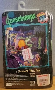 Vintage neu aus altem Lagerbestand - 1996 Gänsehaut Standard Kissenbezug - Mama Skater Lesen ist ein Schrei - Bild 1 von 5
