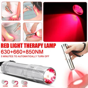 Red Light Therapy Device for Pain Relief 630/660/850nm Infrared Lamp Handheld UK - Picture 1 of 9