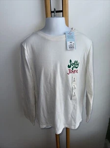 Cat & Jack Boys Girls NWT Size M 8 Unisex Shirt NWT NEW Jolly Holiday T-Shirt - Picture 1 of 3