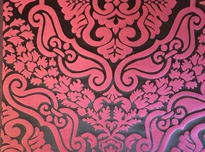 DESIGNERS GUILD Venezia Milano Damask Pink Brown Remnant New - Picture 1 of 1