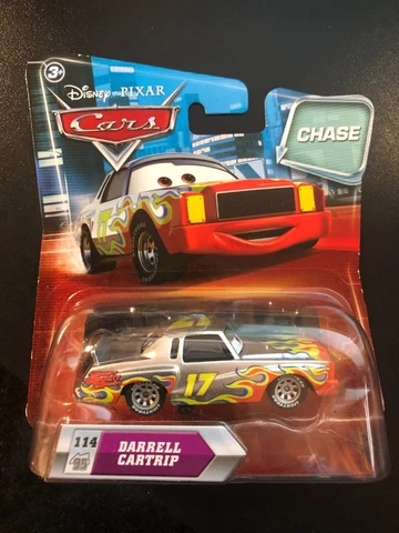 DISNEY PIXAR CARS "CHASE" - DARRELL CARTRIP - short card # 114 - FREE SHIPPING Cover