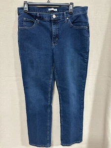 Riders by Lee Classic Fit Straight Leg Denim Jeans Girl's 14 P MED Blue Mid Rise - Picture 1 of 6