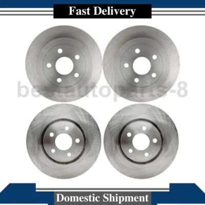 Rotores de freno de disco delanteros traseros Raybestos 4 piezas para Chrysler PT Cruiser Foto 1 de 4