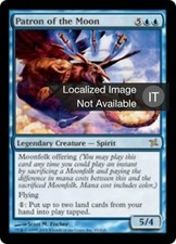 1X Patron of the Moon Betrayers of Kamigawa NM/EX Italian MTG CARD