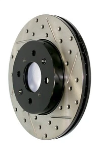 StopTech 127.45087R Select Sport Cross-Drilled And Slotted Disc Brake Rotor - Picture 1 of 1