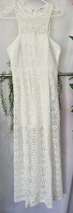 ASILIO Brand, White Long Dress, size 8 - Picture 1 of 6