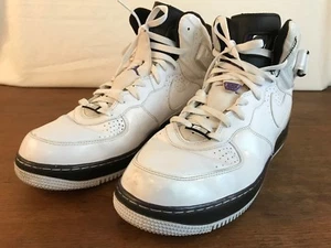 Nike Air Jordan AJF 6 AF1 Blanco Negro Universitario Púrpura 343064-104 Para Hombre Talla 15 - Imagen 1 de 1