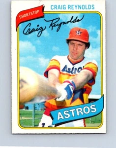 VINTAGE BASEBALL CARD O-PEE-CHEE 1980 HOUSTON ASTROS CRAIG REYNOLDS NO304 - Picture 1 of 2