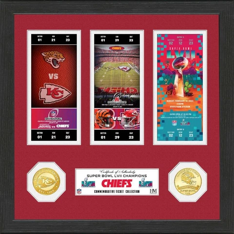 Kansas City Chiefs Road to Super Bowl LVII Championship Ticket Collection Cover