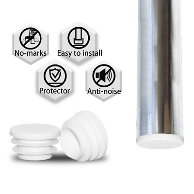 Flyshop 12 PCS Round End Caps Plastic Tube Inserts Blanking Plugs - Image 1 of 4