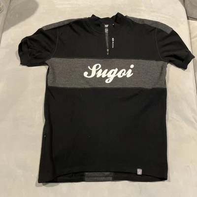 Camiseta deportiva de ciclismo de invierno de manga corta Sugoi - 100 % lana merino - mediana para hombre Foto 1 de 4