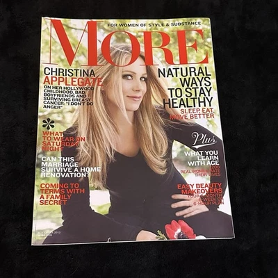 More Magazine Christina Applegate Natural Health Home Family Secret Fashion 2012 - Imagem 1 de 4