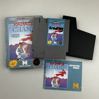 Karate Champ (Nintendo, NES 1986) Complete CIB Works - Image 1 of 4