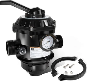 262506 1-1/2-Inch 6-Way Clamp Style Valve Replacement for Pentair Pool Filter - Picture 1 of 6