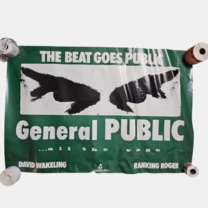 General Public...All The Rage 1984 Konzert Promo Poster 24x35,5 I.R.S. Schallplatten - Bild 1 von 8