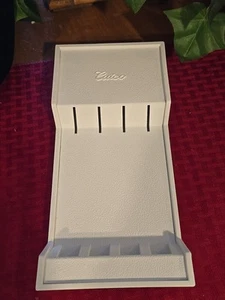 Vintage Cutco Steak Knife Wall Mount White Rack Holder 4 Slot Tray New - Picture 1 of 8