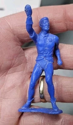 Vintage Original Blue Robin Figure 1966 Ideal Justice League Batman Playset  - Image 1 of 3