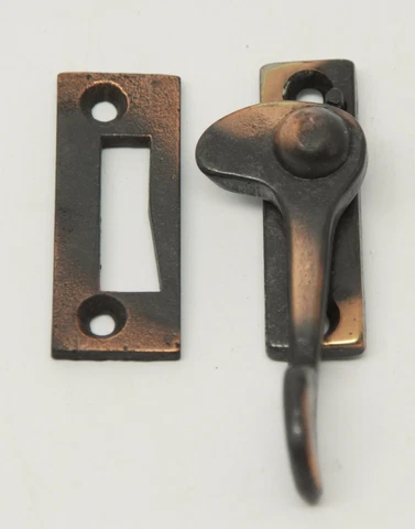 Olde New Stock Copper Finish Steel Window Latch Cover