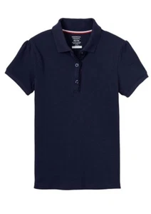 French Toast Uniform Girls' Shirt Sleeve Interlock Polo With Picot Collar 3T NEW - Picture 1 of 4