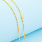 Wholesale 16-30" 18K Gold Filled Double Water Wave Chain Necklace Pendants