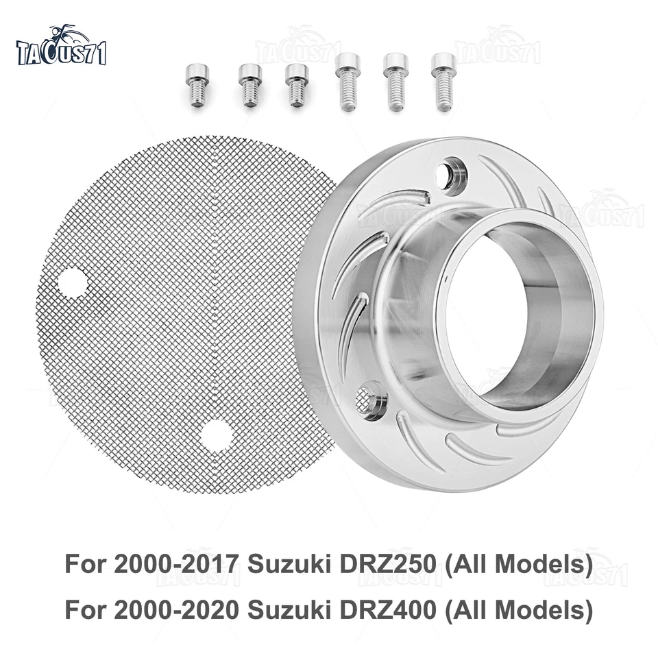 Pararrayos punta de escape Billet Power Racing para 00-24 Suzuki DRZ400 DRZ250 Foto 1 de 4