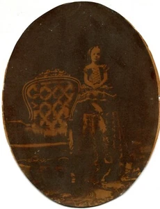 Albany NY Porträt von Dollie Dutton die kleine Fee von Webster um 1860 - Bild 1 von 4