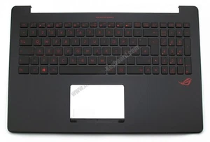 Orig. Topcase con teclado QWERTZ para Asus ROG G501JW G501VW G501 serie DE nuevo - Imagen 1 de 2