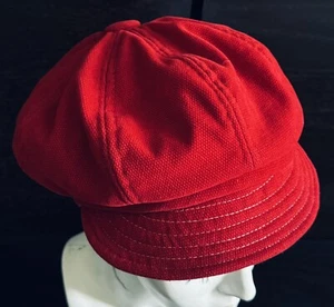 MÜTZE JOHN CALLAN LEGACY - EINHEITSGRÖSSE - ROTE NEWSBOY KAPPE - NEU MIT ETIKETT - Bild 1 von 6