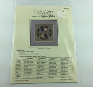 Rainbow Gallery Circle Of Love Needlepoint Pattern By Ruth Dilts Design - Picture 1 of 5