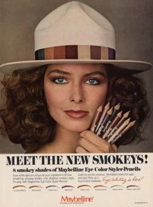 1979 Maybelline vintage makeup eye pencils smokeys 1-page MAGAZINE AD - Picture 1 of 1