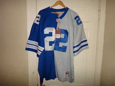 Emmitt Smith 1992 Mitchell & Ness Cowboys Men's Throwback Split Legacy Jersey