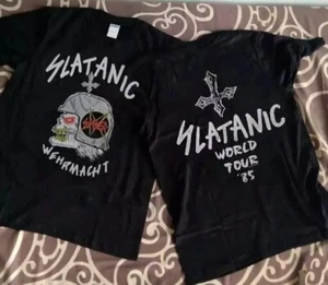 1985 Slayer Slaytanic Wehrmacht World Tour Shirt - Picture 1 of 3