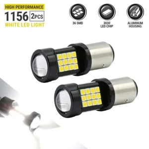 2x 1156 LED White Light Bulbs for Reverse/Back Up Light Bulbs - Picture 1 of 5