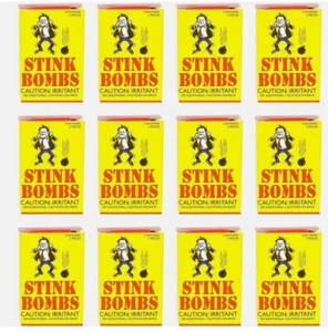 36 STINK BOMBS -Way Better Than FART SPRAY! Gross Stinky Disgusting Smell-Prank - Picture 1 of 9