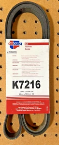 Carquest V-Ribbed Belt 13/16" x 72-5/8" OC (20mm x 1844mm OC) Part# K7216/720K6 - Picture 1 of 3