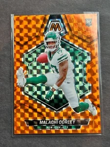2024 Mosaic - Malachi Corley-  Orange Mosaic Prizm /199 (RC) - Jets - Picture 1 of 2