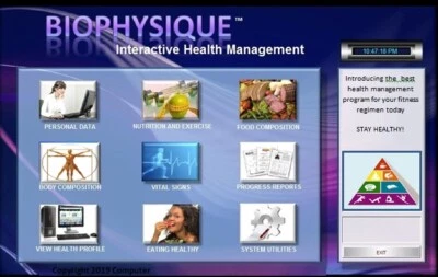 BioPhysique Health Management Software for For Model BF-350 TBF-300 TBF and more - Image 1 of 4