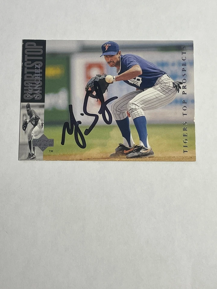 Yuri Sanchez Signed 1994 Upper Deck M/L #129 Card Fayetteville Generals Auto AU - Image 1 of 2