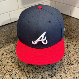 Atlanta Braves New Era 59Fifty On-Field Hat Cap Size 8 - Picture 1 of 10