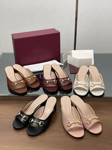 Designer Inspiration Spring/Summer 2025 Women's Open-Toed Slippers Simple - Picture 1 of 1